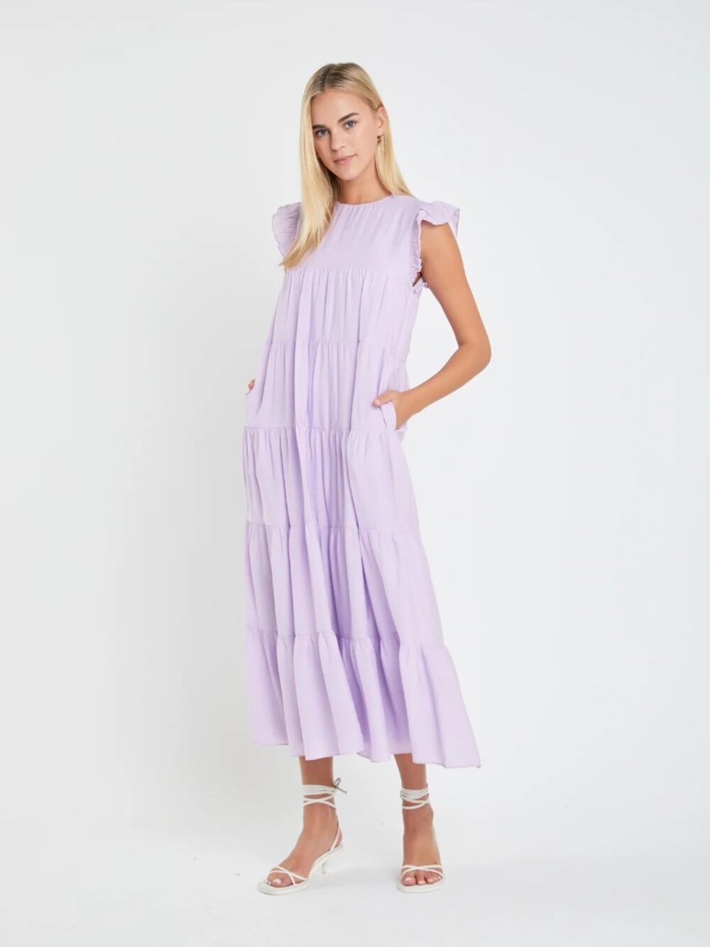 English Factory Tiered Maxi Dress
